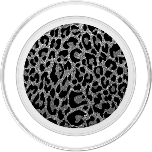 PopSockets PopGrip for MagSafe - Black Silver Leopard Print