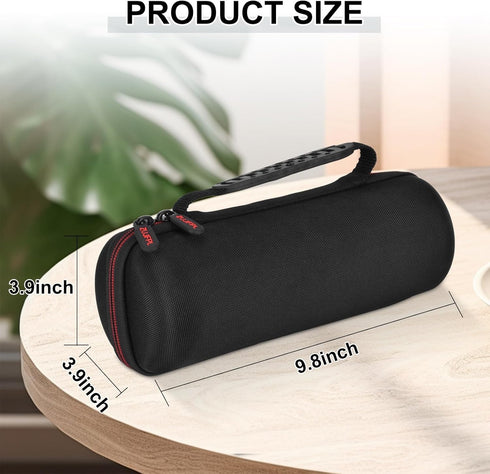 EVA Hard Case for JBL Flip 6 Flip 5, Waterproof Portable Bluetooth Speaker Storage Bag, Fits USB Cable and Charge