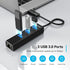 TECKNET USB to Ethernet Adapter, USB C to Ethernet, 3 Port USB 3.0 Hub with RJ45 Gigabit Ethernet Converter