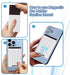 Magnetic Suction Phone Card Holder Mount for MagSafe, Compatible with iPhone MagSafe Phone Case, White