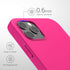 kwmobile Soft Slim Case for Apple iPhone 12 Pro Max - Protective TPU Silicone Cover - Neon Pink