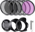 NEEWER 40.5mm ND Filter Pack and Lens Accessories, ND2 ND4 ND8 UV FLD CPL Filter Kit