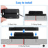Linkstyle 2PCS RV USB Outlet, 66W 12V Charger Socket with 2 USB A Ports and 1 USB C Port, Outlet with Switch for Car