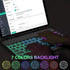 Lenovo Tab M11 11 inch 2024 Case with Keyboard, 7 Color Rainbow Backlight Detachable Bluetooth Keyboard Cover
