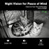 Lisviva 1080P 130Ultra-Wide Mini WiFi Camera for Heated Cat House, HD, Night Vision, Motion Detection, Angle, Local