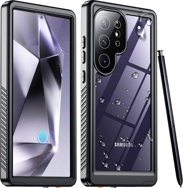Designed for Samsung Galaxy S24 Ultra Case, Waterproof with Built-in Screen Protector, Heavy Duty Rugged Protection