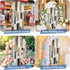 Jnbasdffb 7.2 Abstract Geometric Wedding Arch Cover, Stretchy Spandex Arch Backdrop Stand Covers FT, Oil Painting