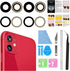 2PCS ASDAWN Back Camera Lens Glass Replacement for iPhone 11, Pre-Installed Adhesive, Installation Manual + Repair Tool