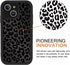 lioscre 13 6.1", Cute Cheetah Print Phone Case for iPhone Case Aesthetic Luxury Black Leopard Pattern Design Cover