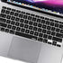 XSKN Silicone Keyboard Cover Skin K-351DU for 2020 MacBook Air 13.3" A2179 A2337 M1 Chip (US Spanish Black)