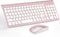 TopMate Ultra Slim Wireless Keyboard and Mouse Combo, 2.4G Silent Compact USB Mouse, Scissor Switch Keyboard Set