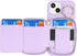 Hamany 13 13 5G 6.1 Inch-Purple Compatible with iPhone Wallet Case with Card Holder,for iPhone Phone case Wallet