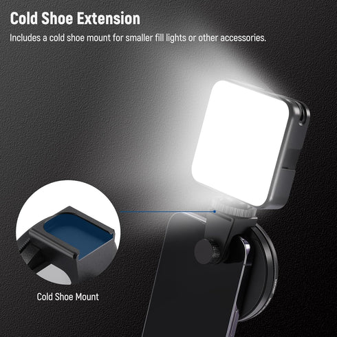 NEEWER 67mm CPL Filter for Phone, Camera Lens Polarizing Filter with Metal Cold Shoe Clip for iPhone and Samsung
