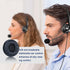 Ear Cushions for Plantronics Headset Replacement, Compatible with HW251N HW261N HW510 HW520 Blackwire (4 Pack)