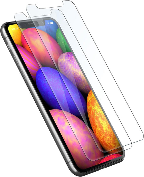Aslanda Screen Protector for iPhone XR, Clear Tempered Glass Screen Protector 2018, 9H Hardness, 99.9% Transparency