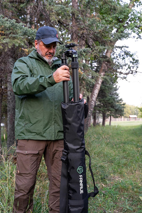 Compartments,39.4x9.8x9.8in Fanaue Tripod Case with Heavy Duty Tripod Bag with Shoulder Straps,All Padded Carrying Case