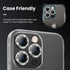 Tensea Camera Lens Protector for iPhone 13 Pro/Pro Max, 9H Tempered Glass Cover with Metal Individual Ring
