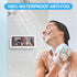KUNSLUCK Shower Phone Holder Waterproof, Anti-Fog Touch Screen Wall Mount Case for Bathroom Mirror Bathtub, Compatible with 4.7"-6.8" Mobile Phones