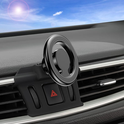 Mag-Safe Car Phone Holder Mount for Nissan Rogue 2014-2020, Custom Magnetic Air Vent Stand for iPhone 15 14 13 12 Pro