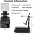 ASEAT Cell Phone Stand Bluetooth Speaker for Christmas & Everyday Use - iPhone/Android Compatible, Unique Dad/Guy Gifts