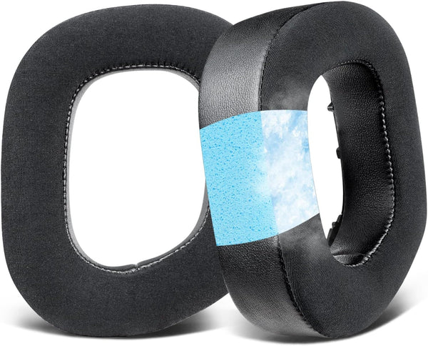 SOULWIT Cooling-Gel Earpads for Corsair HS80 Max/HS80 USB Wired/HS 80 RGB Wireless Gaming Headsets, Black