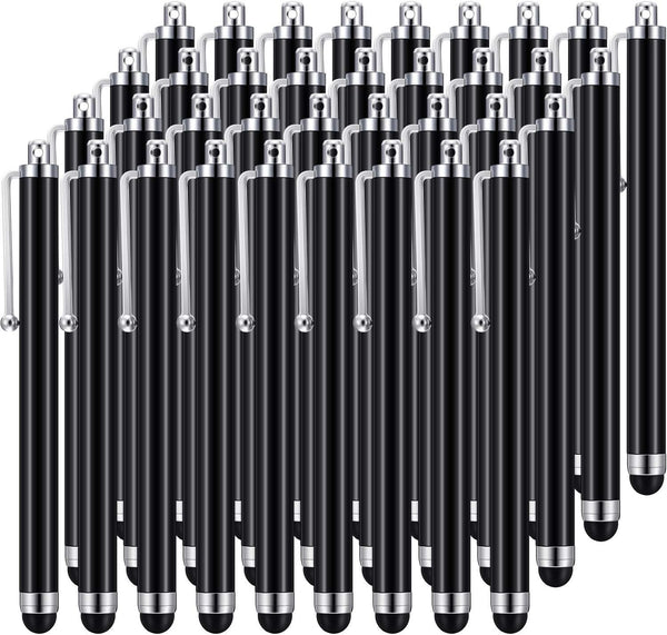 Outus Stylus Pen Set of 36, Universal for Capacitive Touch Screens, Compatible with iPhone, iPad, Tablet (Black)