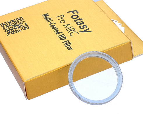 Fotasy 40.5mm Silver Ultra Slim UV Protection Lens Filter, 16 Layers Multicoated, MRC Multi Resistant Coating