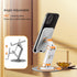 360° Rotating Phone Stand for Desk, Portable & Foldable Holder, Adjustable Angle & Height for iPhone, iPad, Tablet -