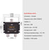 Wide-Band 2 Way Splitter, 3dB N Type Female-50 Ohm Cellular Signal Splitter for 4G/LTE System by XRDS-RF
