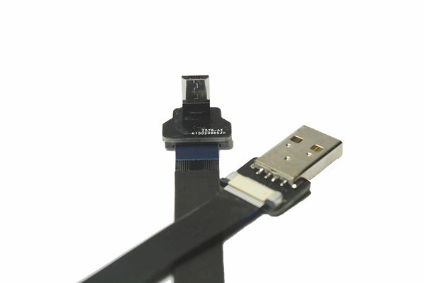 Shopify SEO: Long Flat Slim Micro USB Cable 90 Angled Male to USB A (100CM) - Black for Sync & Charging Gimbal Rig.