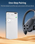 PocBuds Bluetooth Headphones Wireless Earbuds, 80hrs Playtime, Digital Display Sports Ear Buds with Earhook