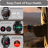 Military Smart Watch for Men, Outdoor Waterproof Tactical Sports, Answer/Make Call, Heart Rate Sleep Monitor