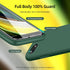 Dssairo 3 in 1 Liquid Silicone Ultra Slim Shockproof Case for iPhone SE 2022/3rd/2020/2nd Gen, 7/8 with 2 Pack Screen