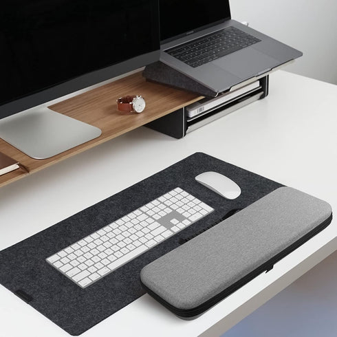 Geekria Hard Shell Protective Keyboard Carrying Case, Compatible with Magic Keyboard & Magic Mouse Combo