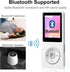 Aigital MP3 32GB Bluetooth Player with TF Card, Portable Music Player with Built-in HD Speaker, Video Function, FM