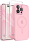 CAPRARO Magnetic iPhone 15 Pro Max Case, Compatible with MagSafe, Full Camera Protection, Shockproof Slim