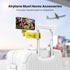 Universal Airplane Phone Stand Holder, Klearlook Travel Essentials Phone Mount for Desk with 360 Degree Rotation,