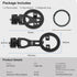 Leftfoto 1/4"-20 17 16 15 14 13 12 Metal Strong Magnetic Phone Stand with ARRI Locating Screw -Adjustable Foldable