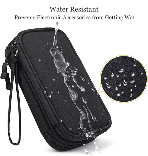 Travel Universal Organizer Pouch Bag, Electronics Accessories for Cable, Charger, Phone, SD Card, Business Travel Gadget