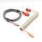 KCSJXF Reverse Coiled USB-C Keyboard Cable, Double-Sleeved Mechanical Keyboard Cable with Detachable Metal
