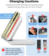 Wireless Samsung Charging Station, 15W Folding Travel Charger for Galaxy Z Flip 6/5/4, Compatible with iPhone