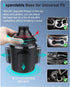 OQTIQ for MagSafe Cup Holder Wireless Car Charger Mount, Magnetic Phone Charger with Heat-Dissipating System for iPhone
