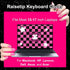 Raisetip 15.6") Universal Laptop Keyboard Cover for Long Nails - Comes with a Separate DIY Film, Raised Keyboard