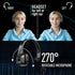 Wireless Headset with Microphone - Single-Ear Headphone, Adjustable Headband, Noise Isolation Mic - Communication for Truck Drivers, Home Office, Call Center