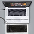 Foldable Silicone Wired Silent Keyboard, 85-Key Portable Waterproof USB Rollup Keyboard for Travel