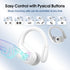 Wireless Earbuds 2024, Bluetooth 5.3, 75hrs Playtime, Deep Bass, ENC Mic, IPX7 Waterproof, Over Ear Buds with Earhooks,