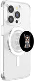 English Bulldog Puppy Lover PS Funny English Bulldog Puppy In A Baby Carrier. Dog Lover PopSockets PopGrip for MagSafe