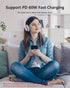 Samsung Galaxy S24 Headphone Adapter, USB C to AUX Mic Jack with PD 60W Fast Charging for Stereo Earphones