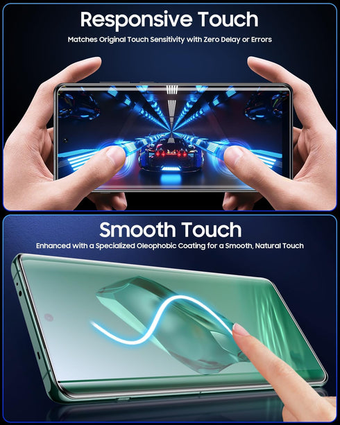 DfizEoy 12, -3 Pack, 9H 9H Screen Protector for OnePlus Tempered Glass Hardness/Invisible Coverage / Anti-Sratch/Easy