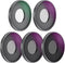 NEEWER ND/CPL Filter Set for DJI Osmo Action 3, HD Optical Glass ND8/PL+ND16/PL+ND32/PL+ND64/PL+CPL, Aluminum Frame, 5